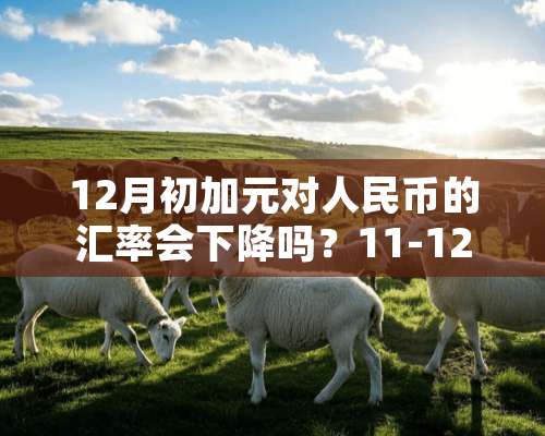 12月初加元对人民币的汇率会下降吗？11-12月何时换加元比较好？