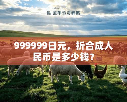 999999日元，折合**民币是多少钱？