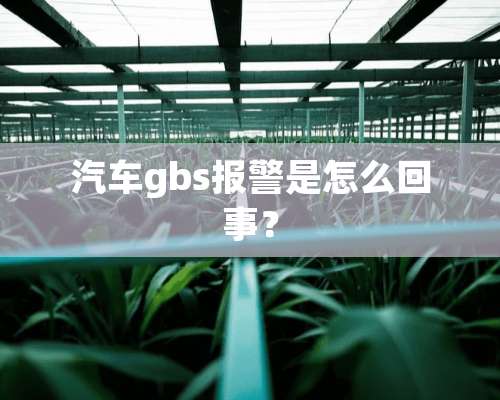 汽车gbs报警是怎么回事？