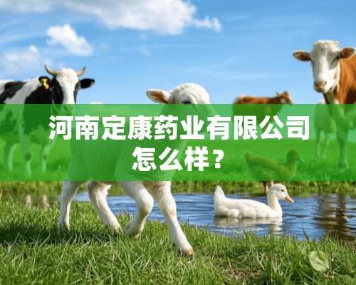 河南定康药业有限公司怎么样？