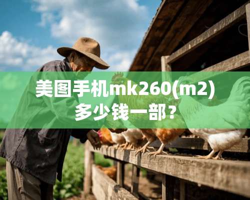 美图手机mk260(m2)多少钱一部？