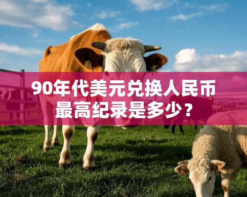 90年代美元兑换人民币最高纪录是多少？