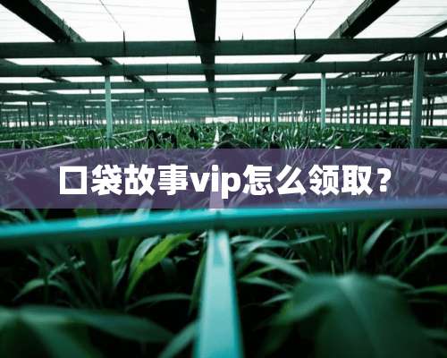 口袋故事vip怎么领取？