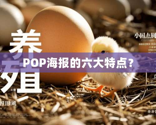 POP海报的六大特点？