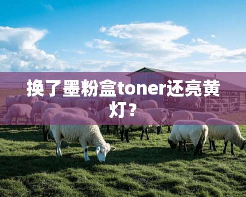 换了墨粉盒toner还亮黄灯？