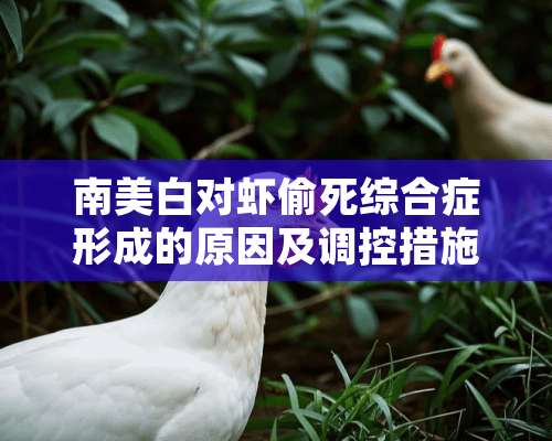 南美白对虾偷死综合症形成的原因及调控措施