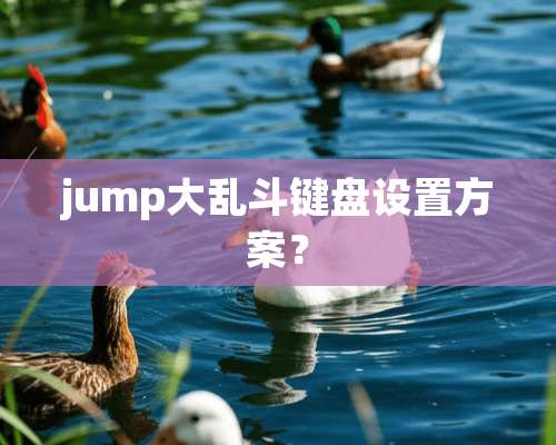 jump大乱斗键盘设置方案？