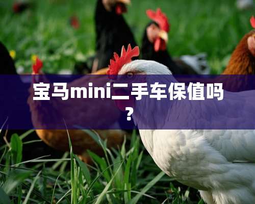 宝马mini二手车保值吗？