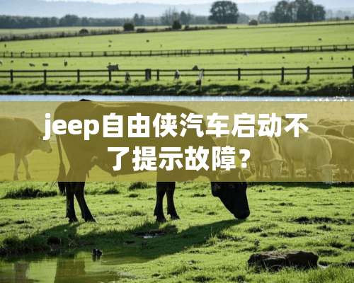 jeep自由侠汽车启动不了提示故障？