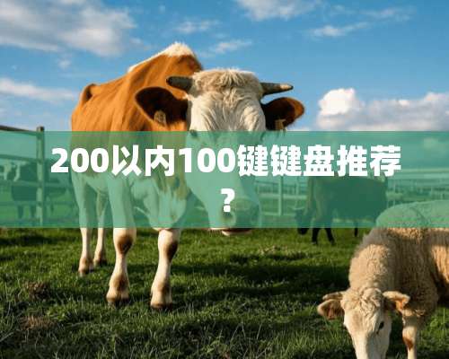 200以内100键键盘推荐？