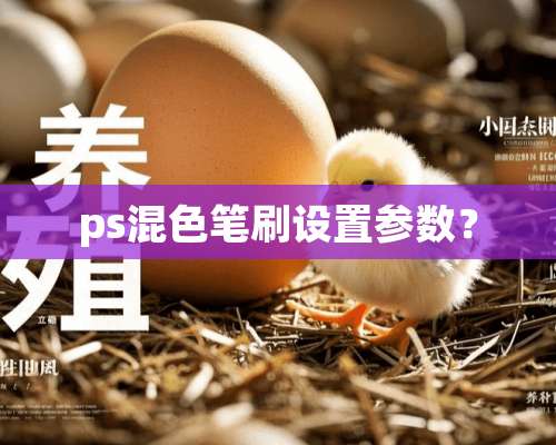 ps混色笔刷设置参数？