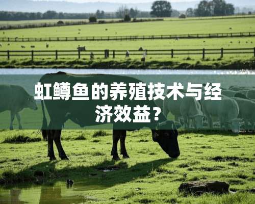 虹鳟鱼的养殖技术与经济效益？