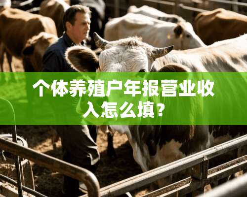 个体养殖户年报营业收入怎么填？