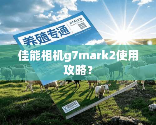 佳能相机g7mark2使用攻略？