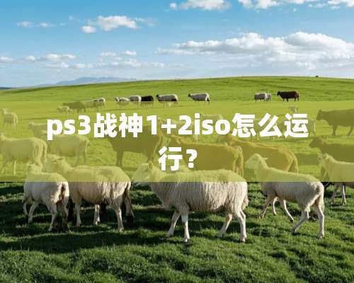 ps3战神1+2iso怎么运行？