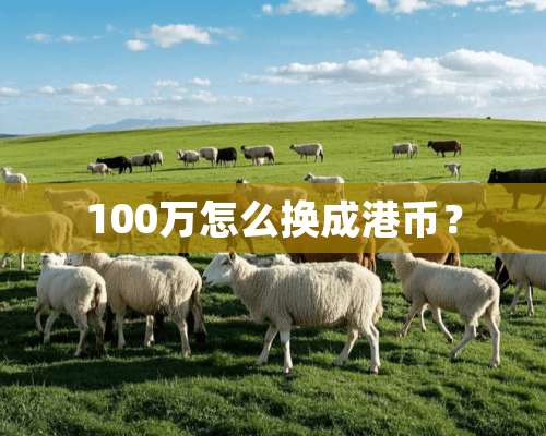 100万怎么换成港币？