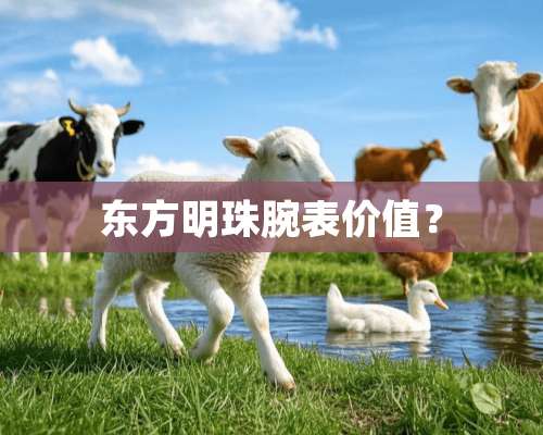 东方明珠腕表价值？