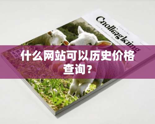 什么网站可以历史价格查询？