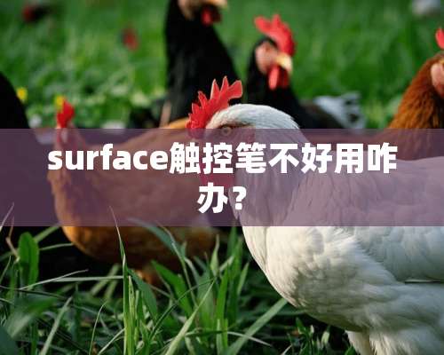 surface触控笔不好用咋办？