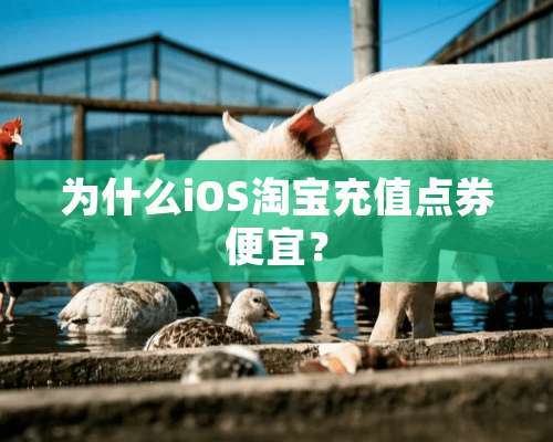 为什么iOS淘宝充值点券便宜？