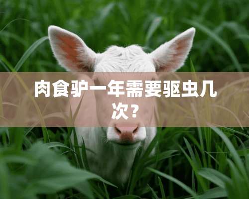 肉食驴一年需要驱虫几次？