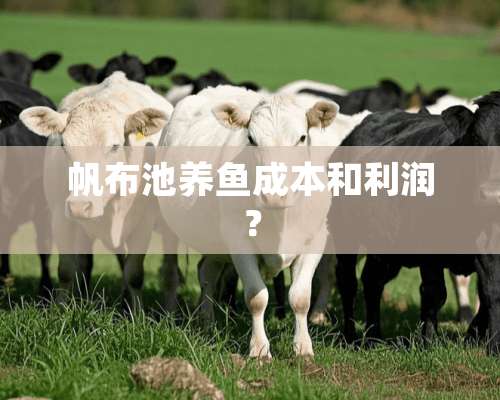 帆布池养鱼成本和利润？