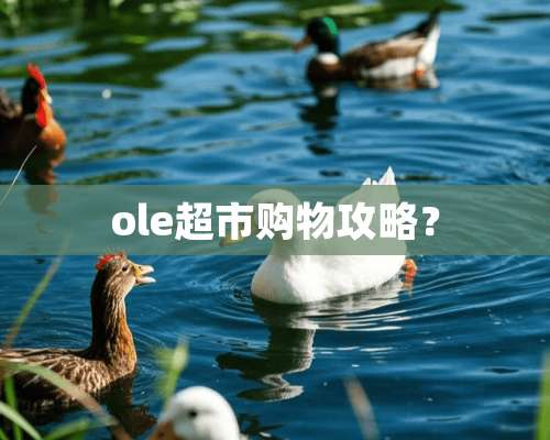 ole超市购物攻略？