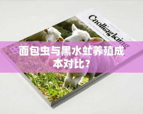 面包虫与黑水虻养殖成本对比？