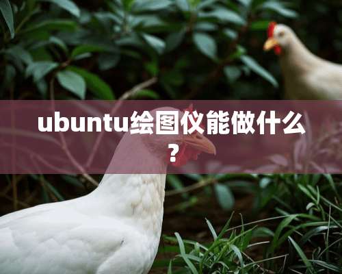 ubuntu绘图仪能做什么？