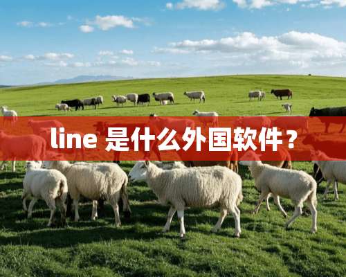 line 是什么外国软件？