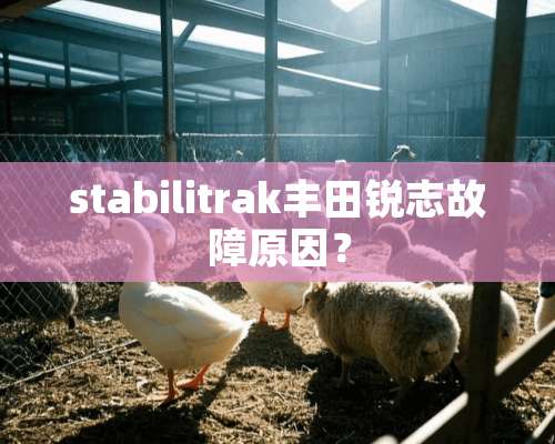 stabilitrak丰田锐志故障原因？