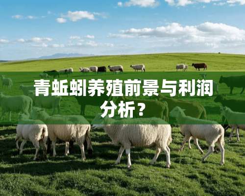 青蚯蚓养殖前景与利润分析？