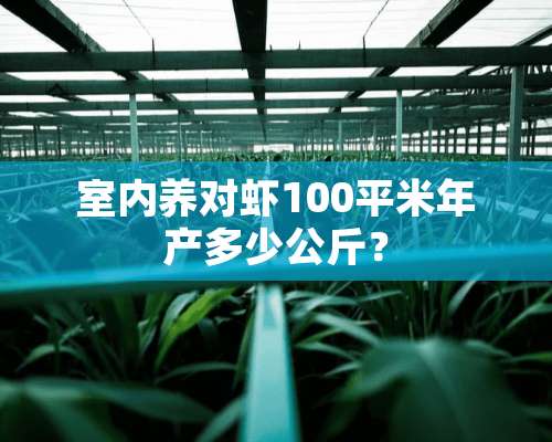 室内养对虾100平米年产多少公斤？