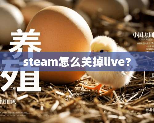 steam怎么关掉live？