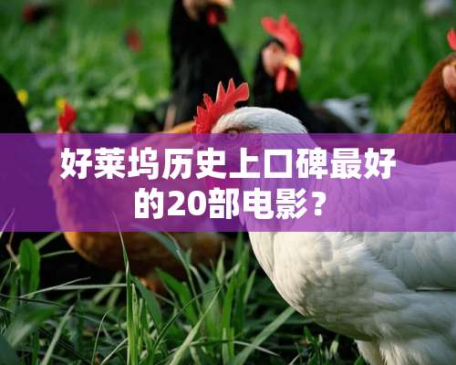 好莱坞历史上口碑最好的20部电影？