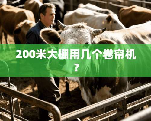 200米大棚用几个卷帘机？