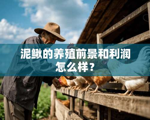 泥鳅的养殖前景和利润怎么样？