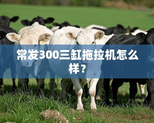 常发300三缸拖拉机怎么样？