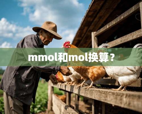 mmol和mol换算？