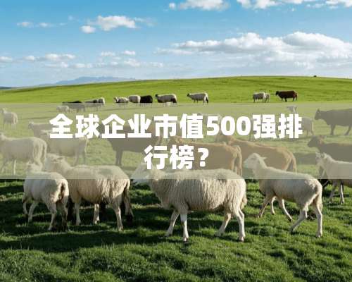 全球企业市值500强排行榜？