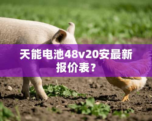 天能电池48v20安最新报价表？