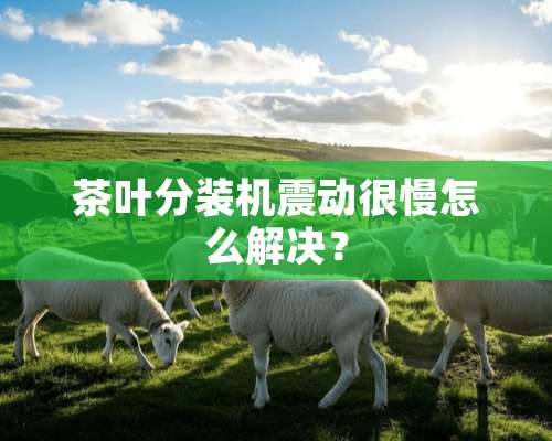 茶叶分装机震动很慢怎么解决？