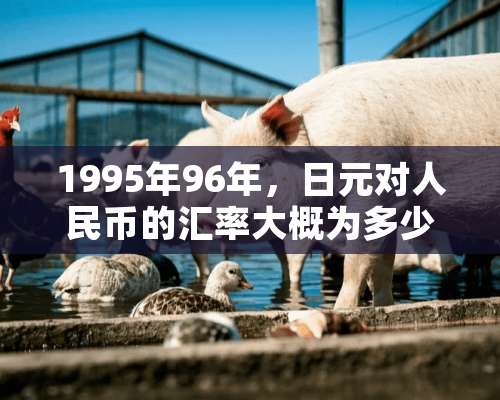 1995年96年，日元对人民币的汇率大概为多少？或者当时100日元多少人民币？