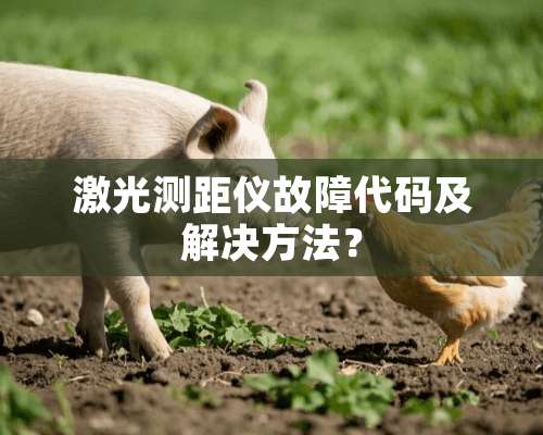 激光测距仪故障代码及解决方法？