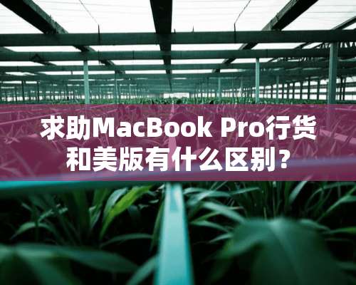 求助MacBook Pro行货和美版有什么区别？