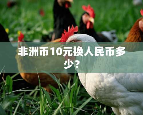 非洲币10元换人民币多少？