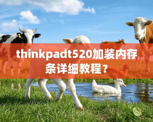 thinkpadt520加装内存条详细教程？