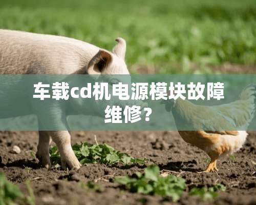 车载cd机电源模块故障维修？