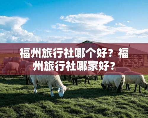 福州旅行社哪个好？福州旅行社哪家好？