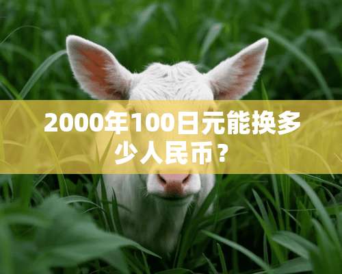 2000年100日元能换多少人民币？